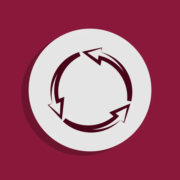 Circular arrows icon — Stock Photo, Image