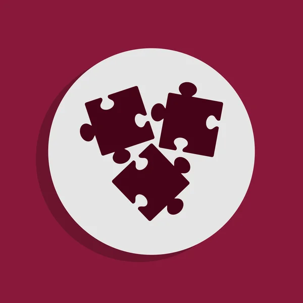 Puzzles icon — Stock Photo, Image