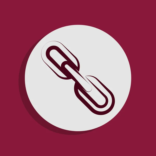 Chain link icon — Stock Photo, Image