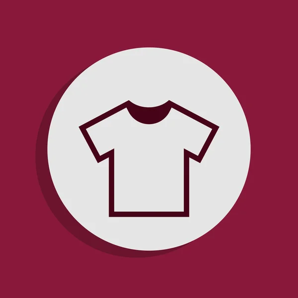 Tričko ikona — Stock fotografie
