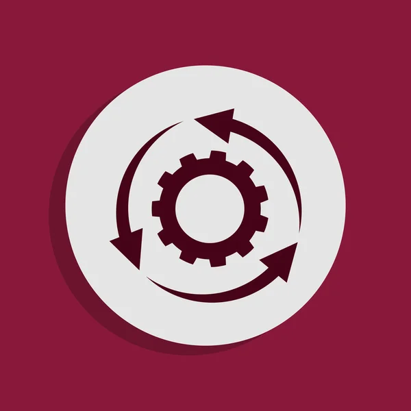 Circular arrows icon — Stock Photo, Image