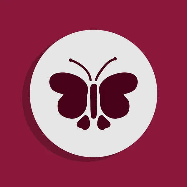 Ikona motýla — Stock fotografie