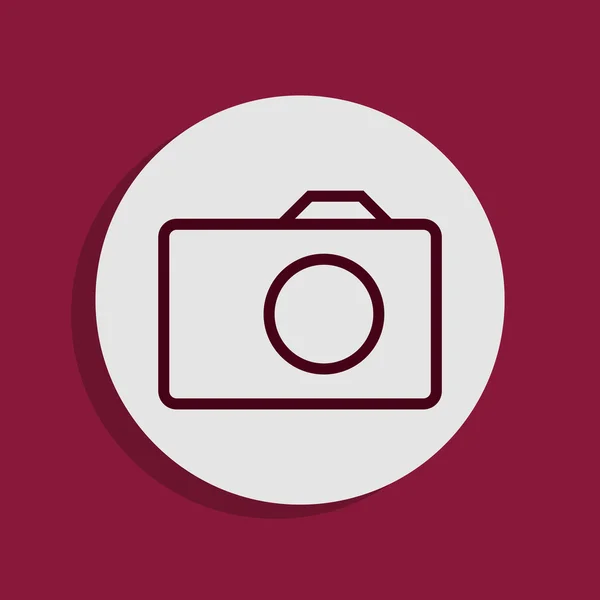 Camera-icoon — Stockfoto