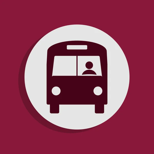 Bus icon — Stock Photo, Image