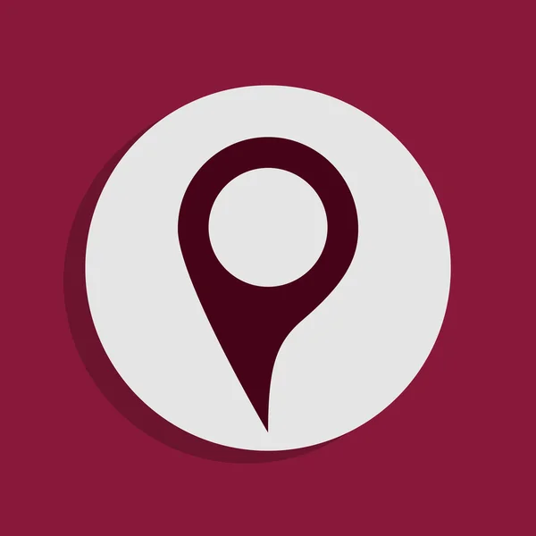 Map pointer icon — Stock Photo, Image