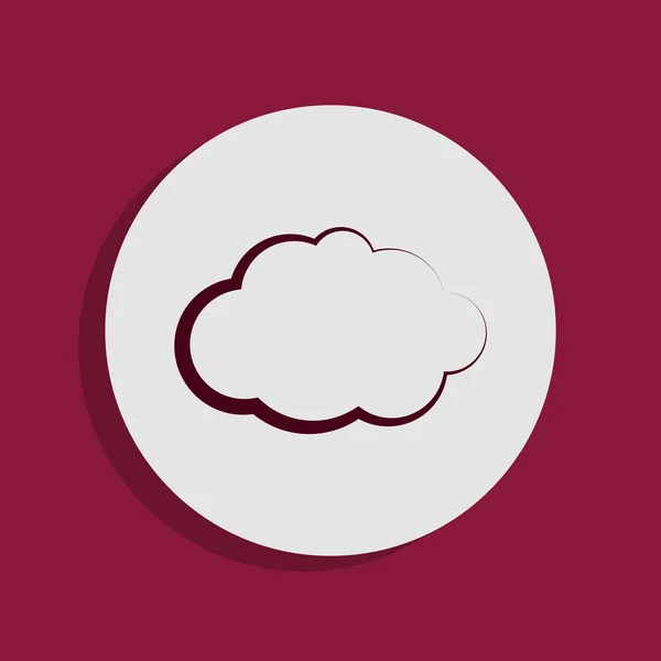 Cloud pictogram — Stockfoto