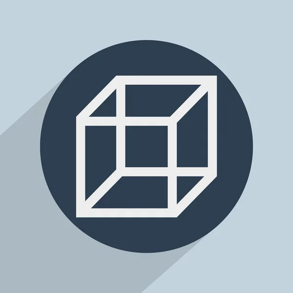 Cube icon — Stock Photo, Image