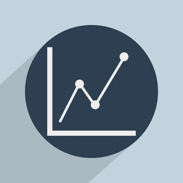 Chart icon — Stock Photo, Image