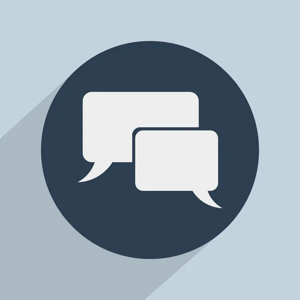 Speech bubbles icon — Stock Photo, Image