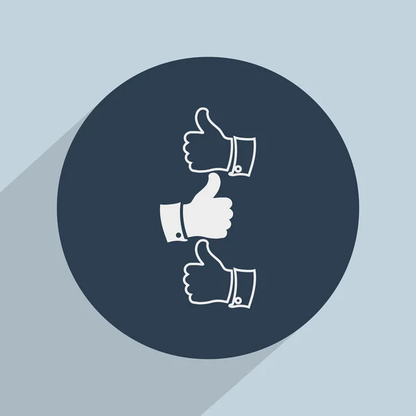 Likes icon — Stock Photo, Image