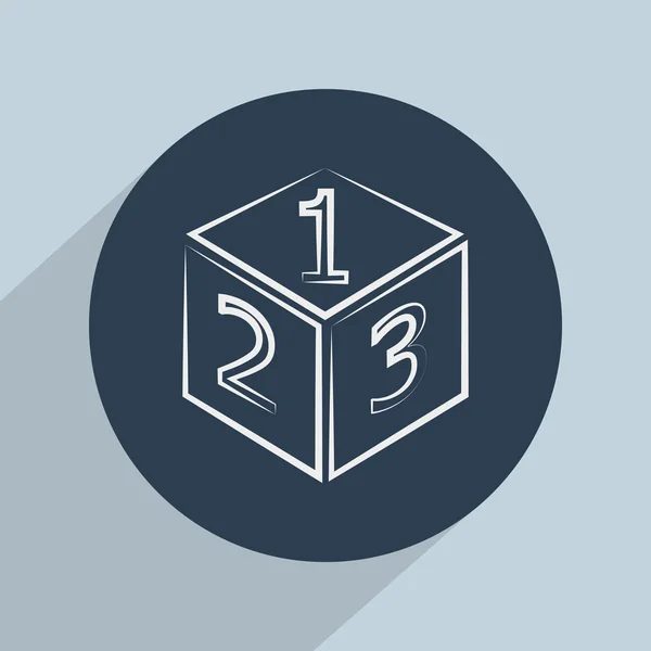 Icône design logo cube — Photo