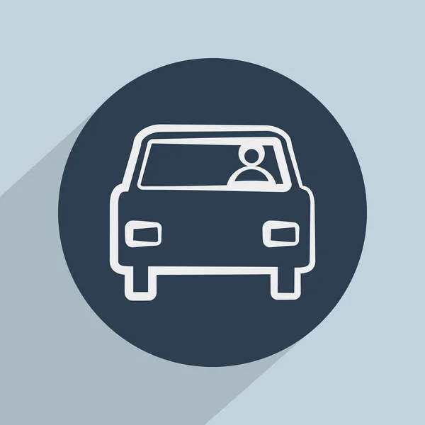 Auto pictogram — Stockfoto