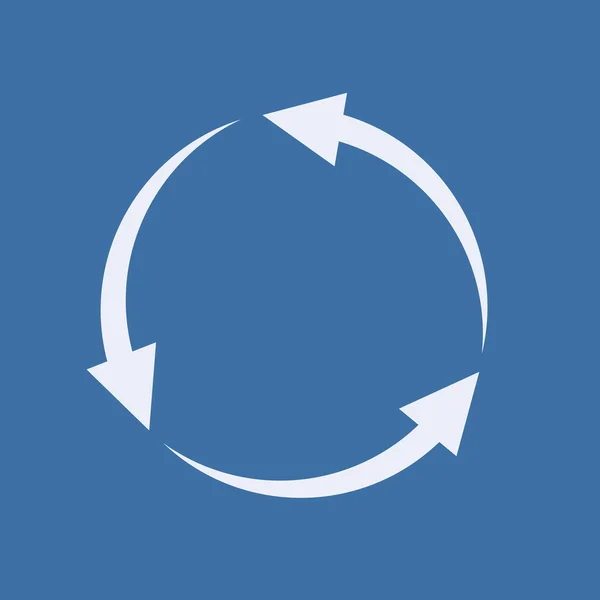 Circular arrows icon — Stock Photo, Image