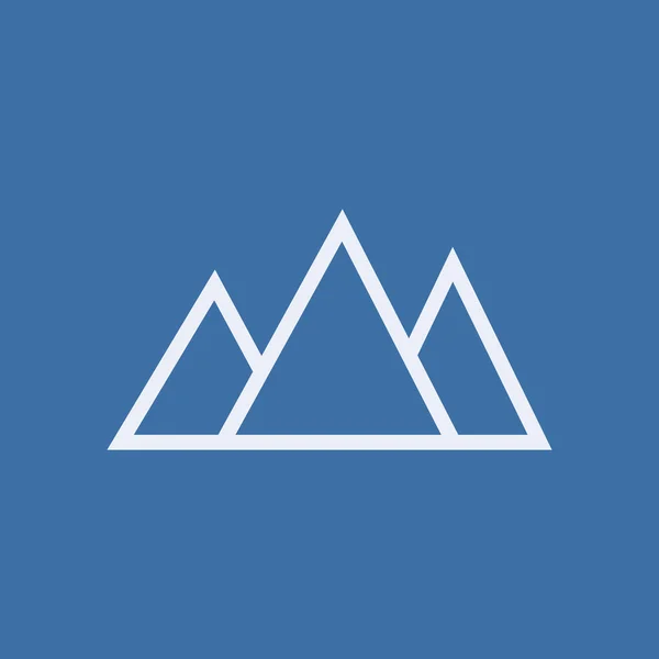 Mountain icon — Stock Photo, Image