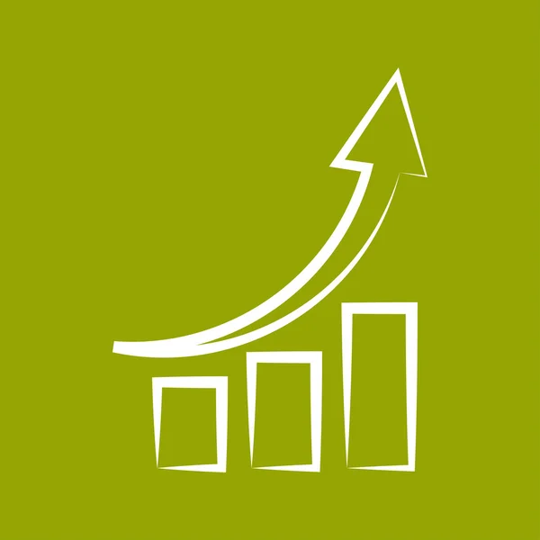 Gráfico infográfico Ícone — Fotografia de Stock