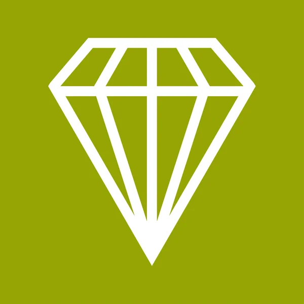 Diamantpictogram — Stockfoto