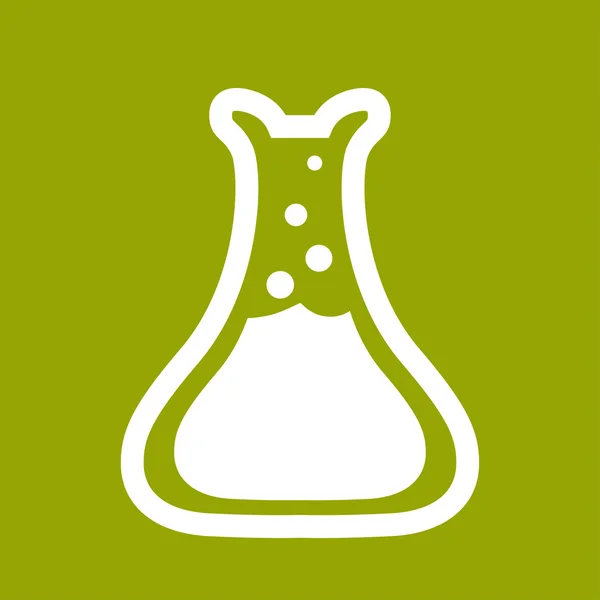 Икона лабораторного стекла — стоковое фото
