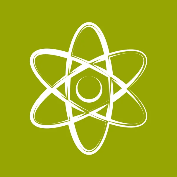 Ikona atomu — Zdjęcie stockowe