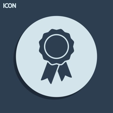 Kurdele simgeli rozet