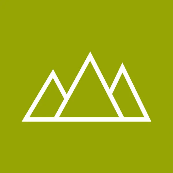 Mountains icon — Stock Photo, Image