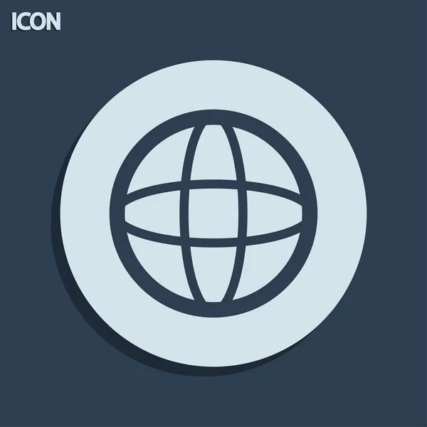 Planeta icono — Foto de Stock