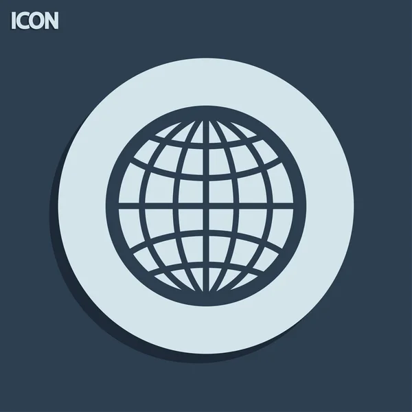 Planeta icono —  Fotos de Stock