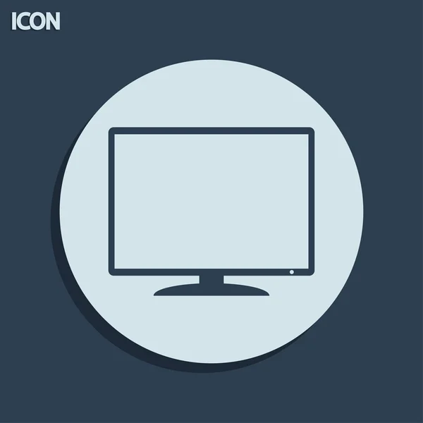 Monitor icon — Stock Photo, Image