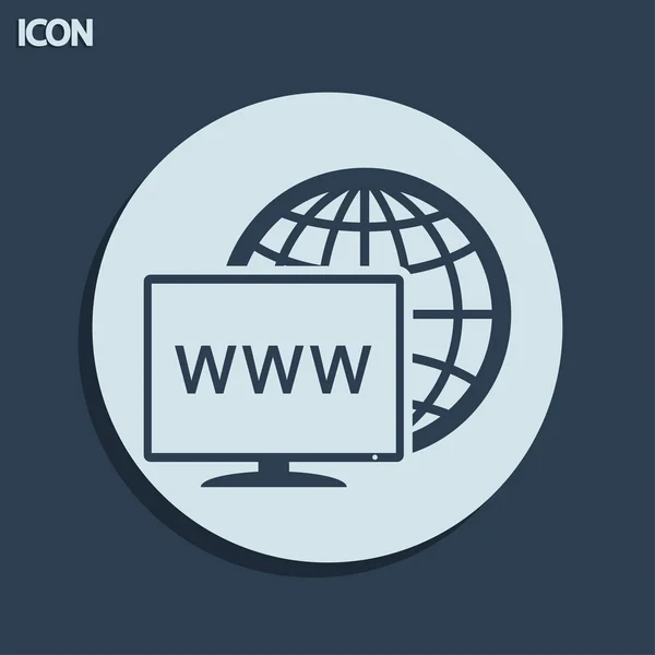 Internet icon — Stock Photo, Image
