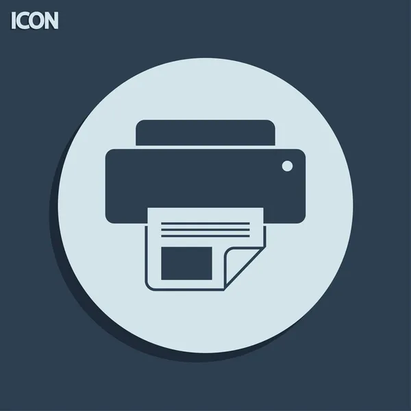 Printer icon — Stock Photo, Image