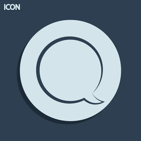 Talking bubble icon — Stock Photo, Image