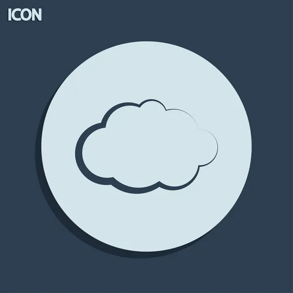 Cloud icon — Stock Photo, Image