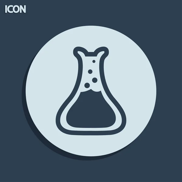 Laboratorium glas pictogram — Stockfoto