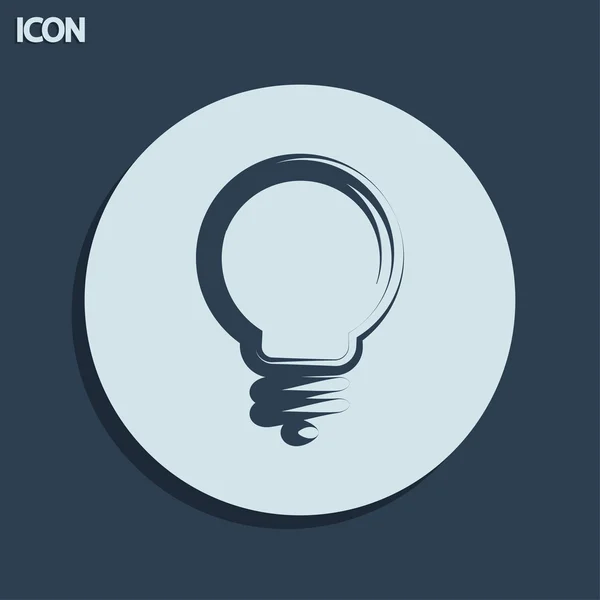 Light bulb icon — Stock Photo, Image