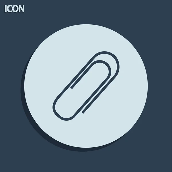 Paperclip ikon — Stockfoto