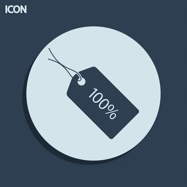 Sale label tag icon — Stock Photo, Image