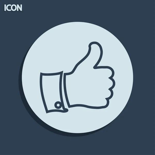 Like symbol icon — Stock Photo, Image