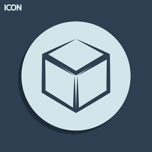 Icono del cubo —  Fotos de Stock