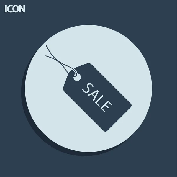 Icona etichetta vendita — Foto Stock