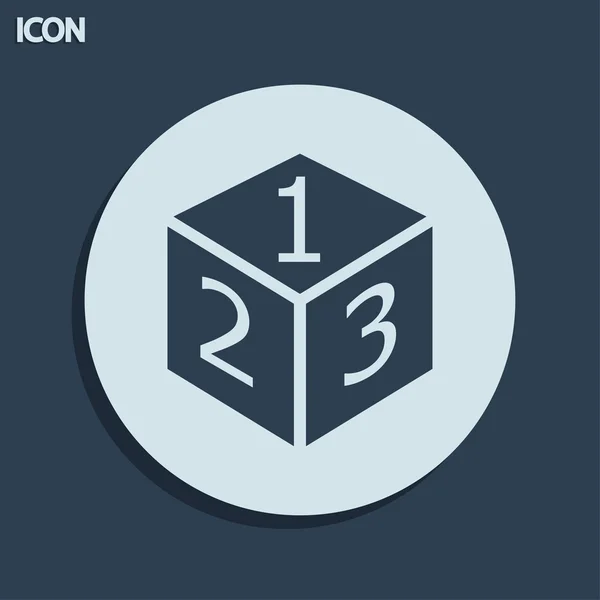 Cube icon — Stock Photo, Image