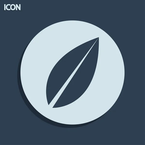 Leaf icon — Stock Photo, Image