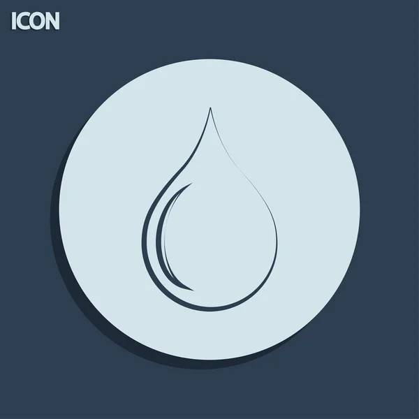 Drop icon — Stock Photo, Image