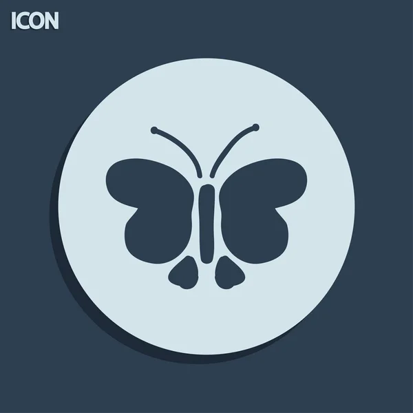 Vlinder-pictogram — Stockfoto