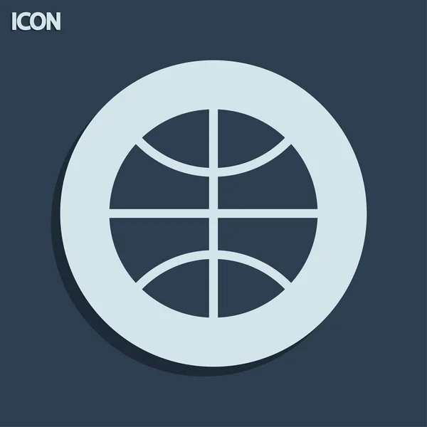 Basketbalové ikona — Stock fotografie