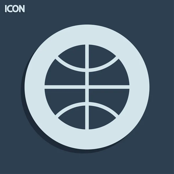 Basketbal pictogram — Stockfoto