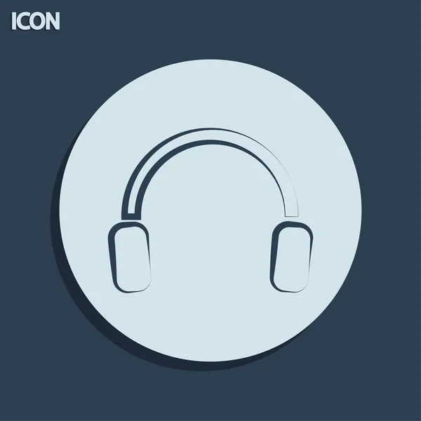 Auriculares iconos —  Fotos de Stock