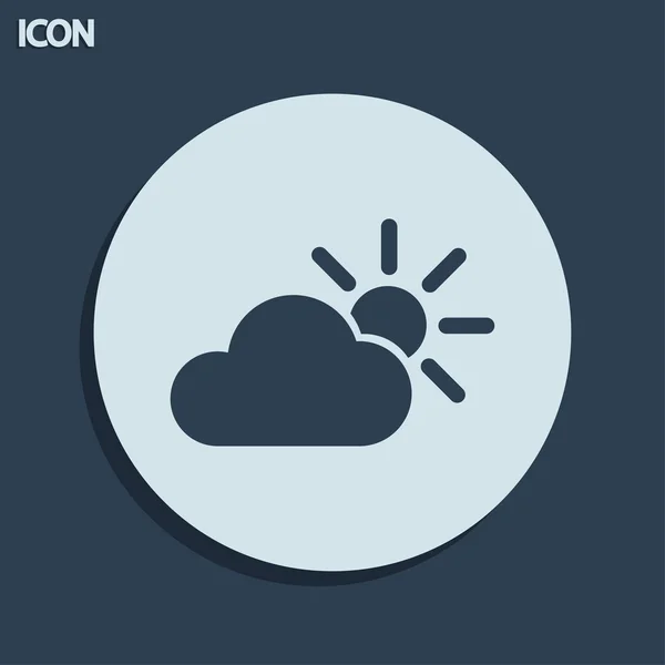 Icona web meteo — Foto Stock