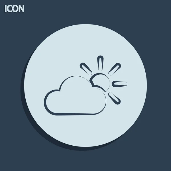 Pogoda tkanina ikona — Zdjęcie stockowe
