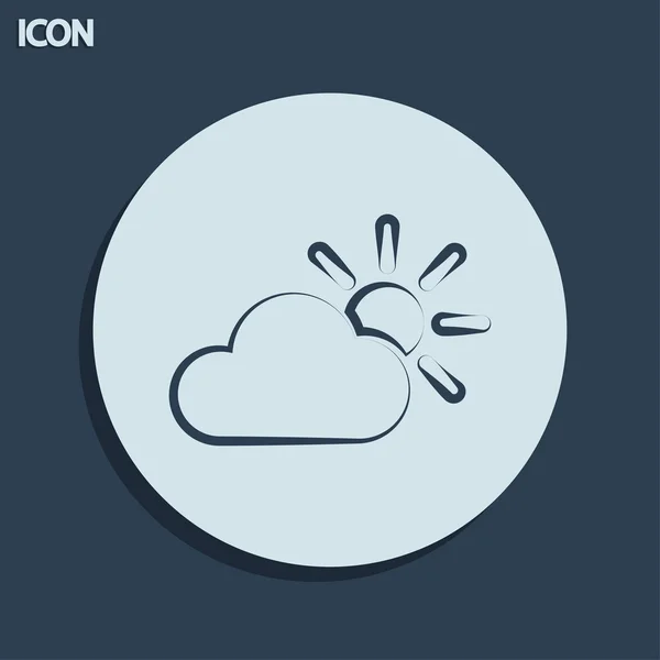 Icône web météo — Photo