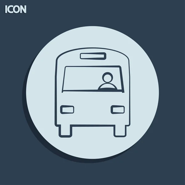 Bus icon — Stock Photo, Image