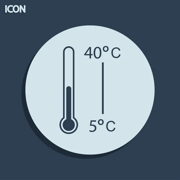 Icono del termómetro — Foto de Stock